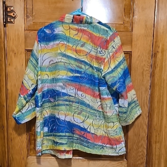 Allison Daley Vibrant Multicolor Top - Picture 3 of 3